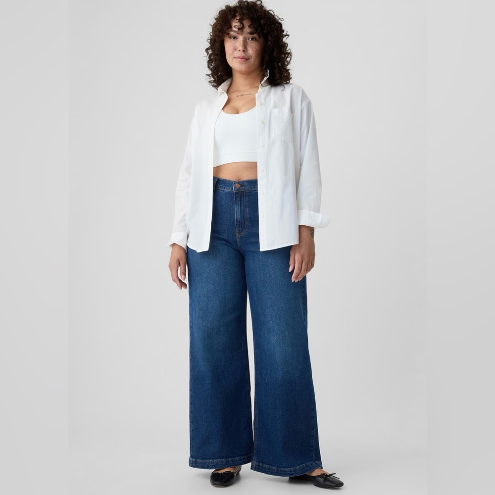 Gap High Rise Stride Jeans